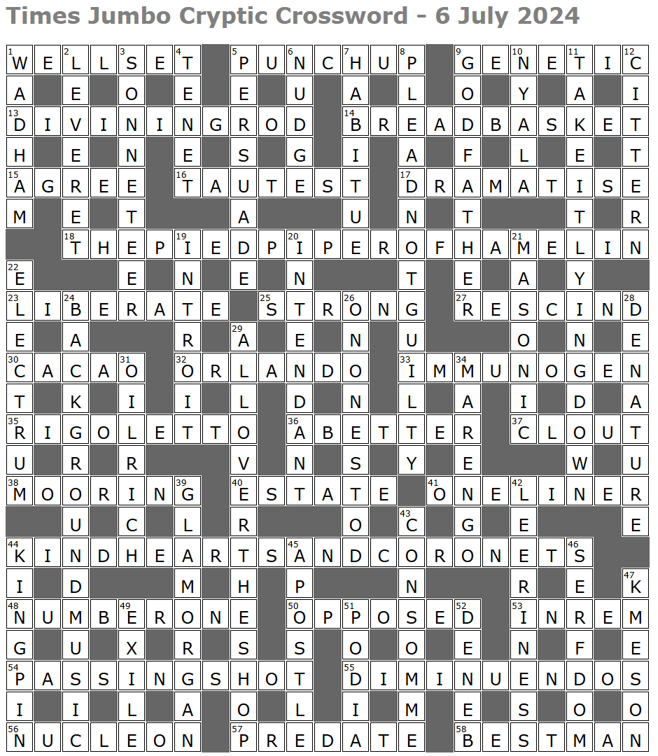 Times Jumbo Crossword Page 3 Lucian Poll s Web Ramblings Times Jumbo Crossword Page 3 Lucian Poll s Web Ramblings