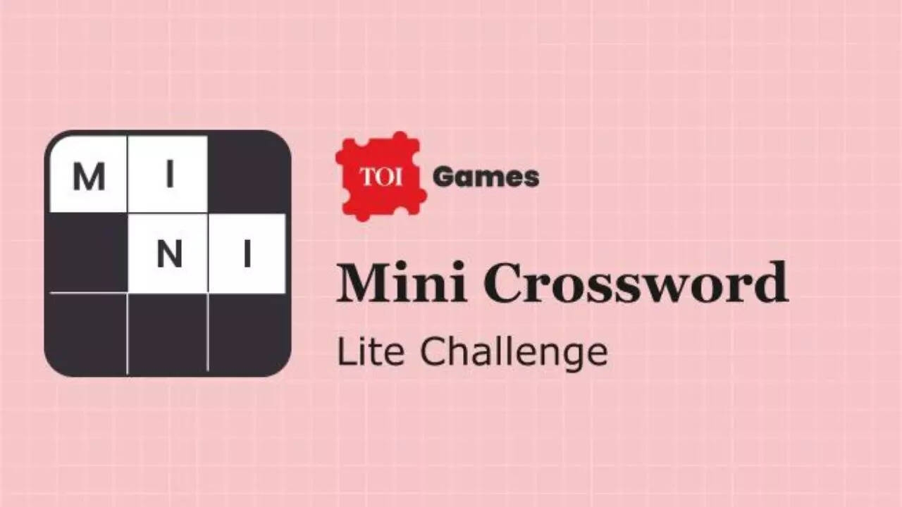 Today s TOI Mini Crossword Clues For 26 March 2025 The Times Of India Today s TOI Mini Crossword Clues For 26 March 2025 The Times Of India