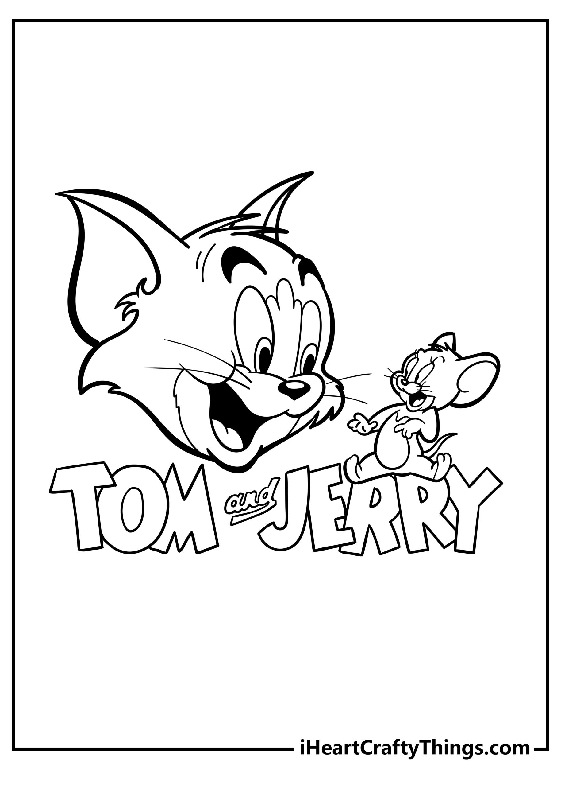 Tom And Jerry Coloring Pages 20 Free Printables