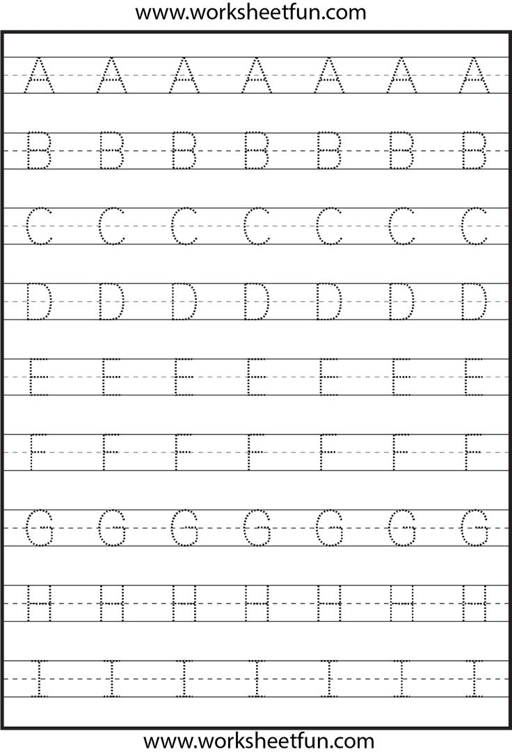 alphabet tracing worksheets pdf
