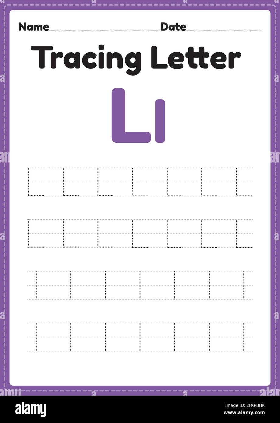 Tracing Letter L Alphabet Worksheet For Kindergarten And Preschool Kids For Handwriting Practice And Educational Activities In A Printable Page Illust Stock Vector Image Art Alamy Tracing Letter L Alphabet Worksheet For Kindergarten And Preschool Kids For Handwriting Practice And Educational Activities In A Printable Page Illust Stock Vector Image Art Alamy