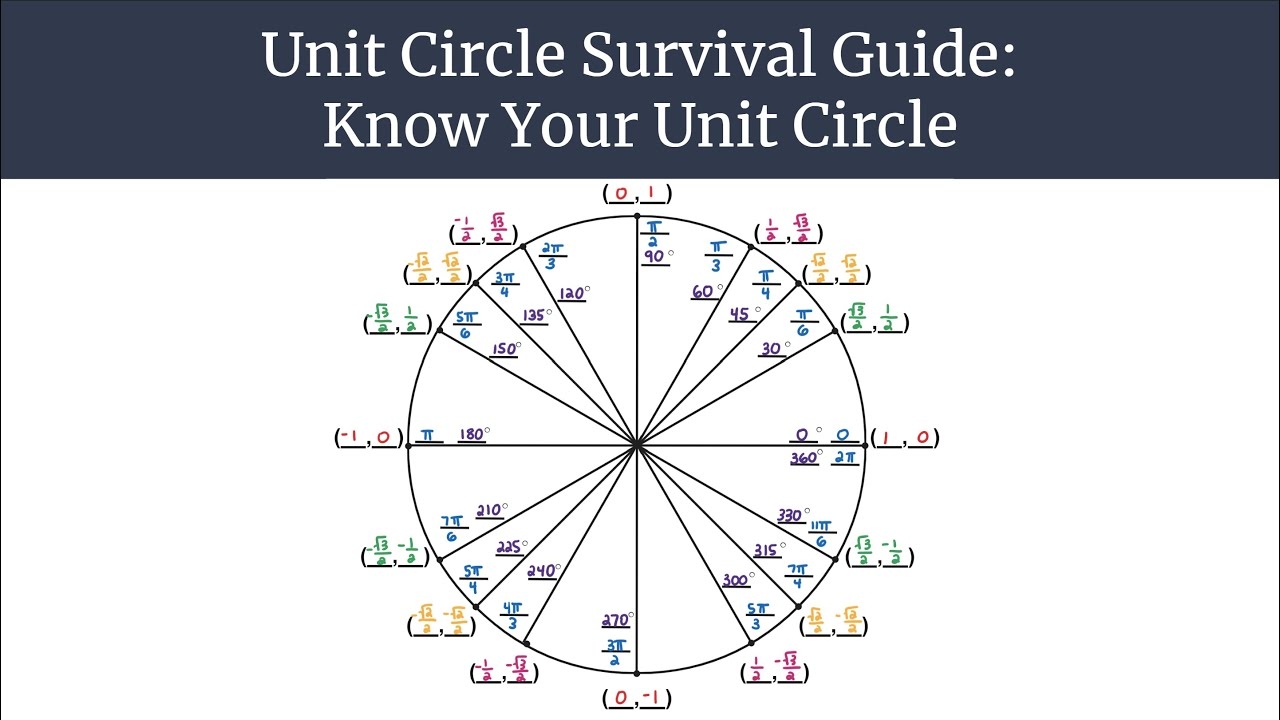 fill in the unit circle fill in the unit circle