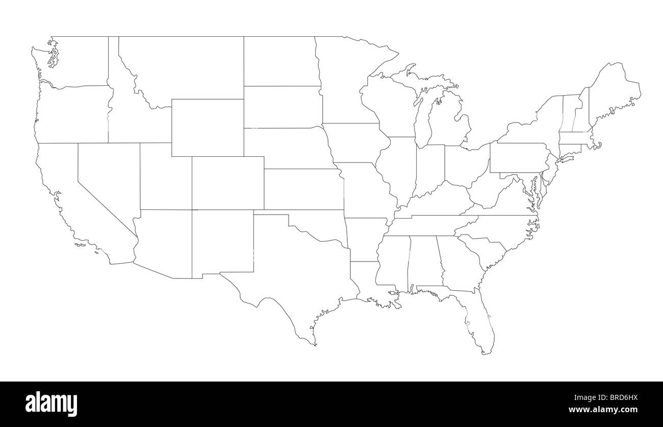 United States Of America Map Blank Black And White Stock Photos Images Alamy United States Of America Map Blank Black And White Stock Photos Images Alamy