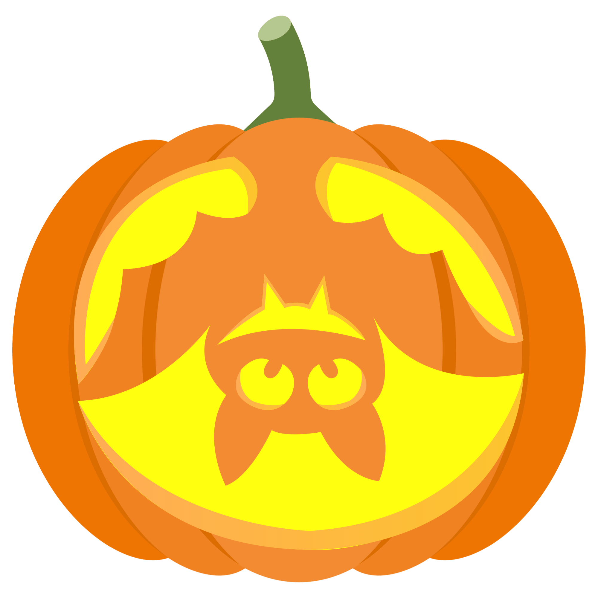 bat pumpkin carving ideas