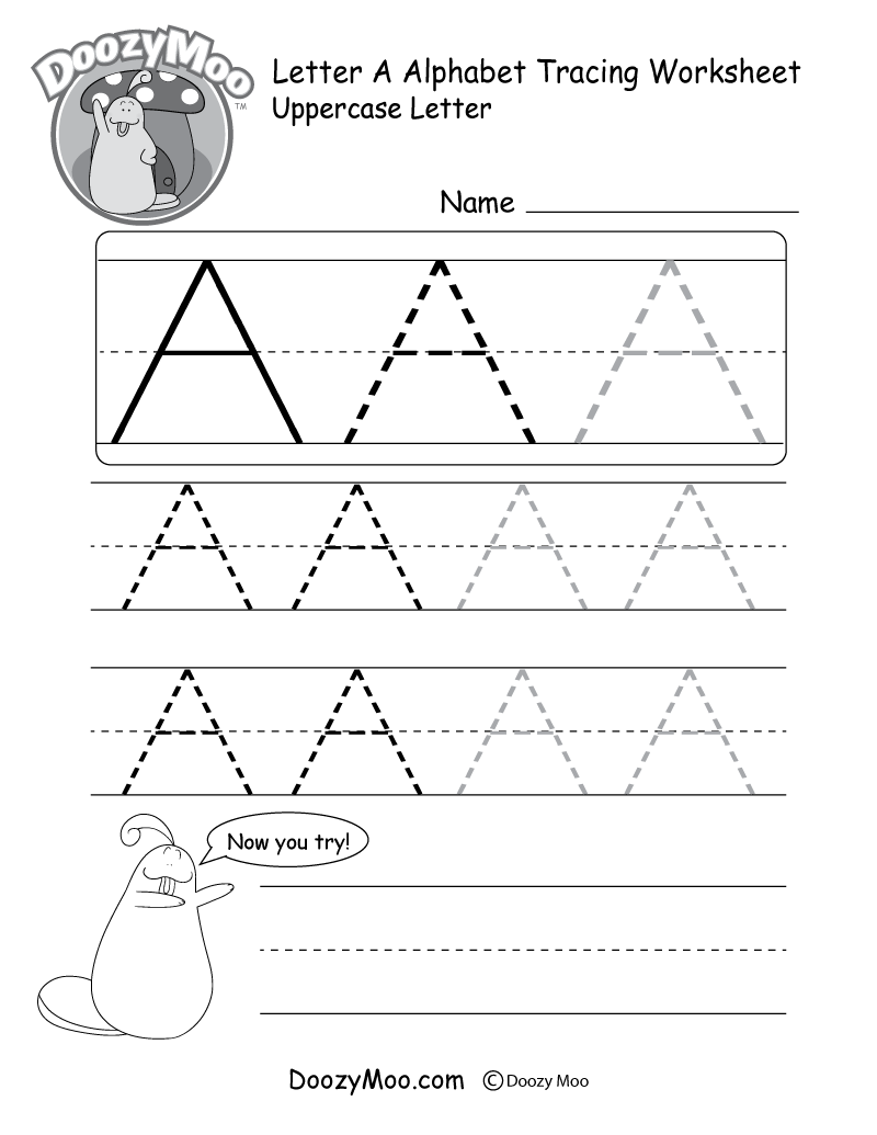 letter a tracing worksheet letter a tracing worksheet