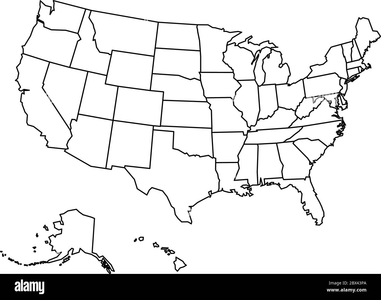 Usa Map Outline Black And White Stock Photos Images Alamy Usa Map Outline Black And White Stock Photos Images Alamy