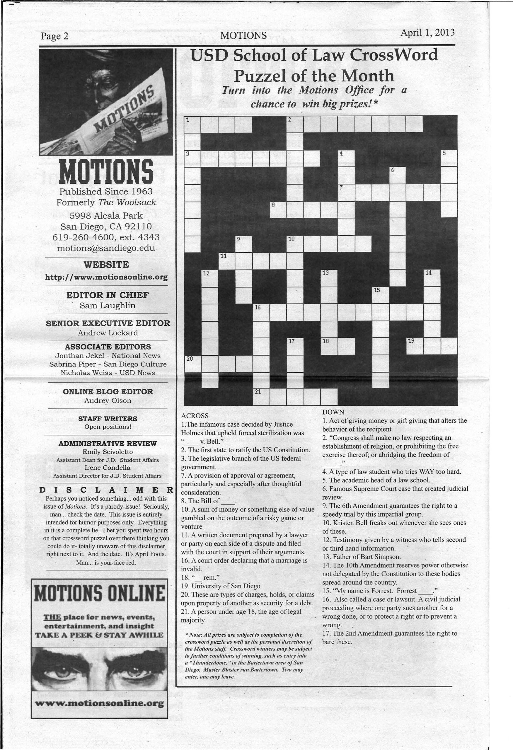 arguments for crossword clue