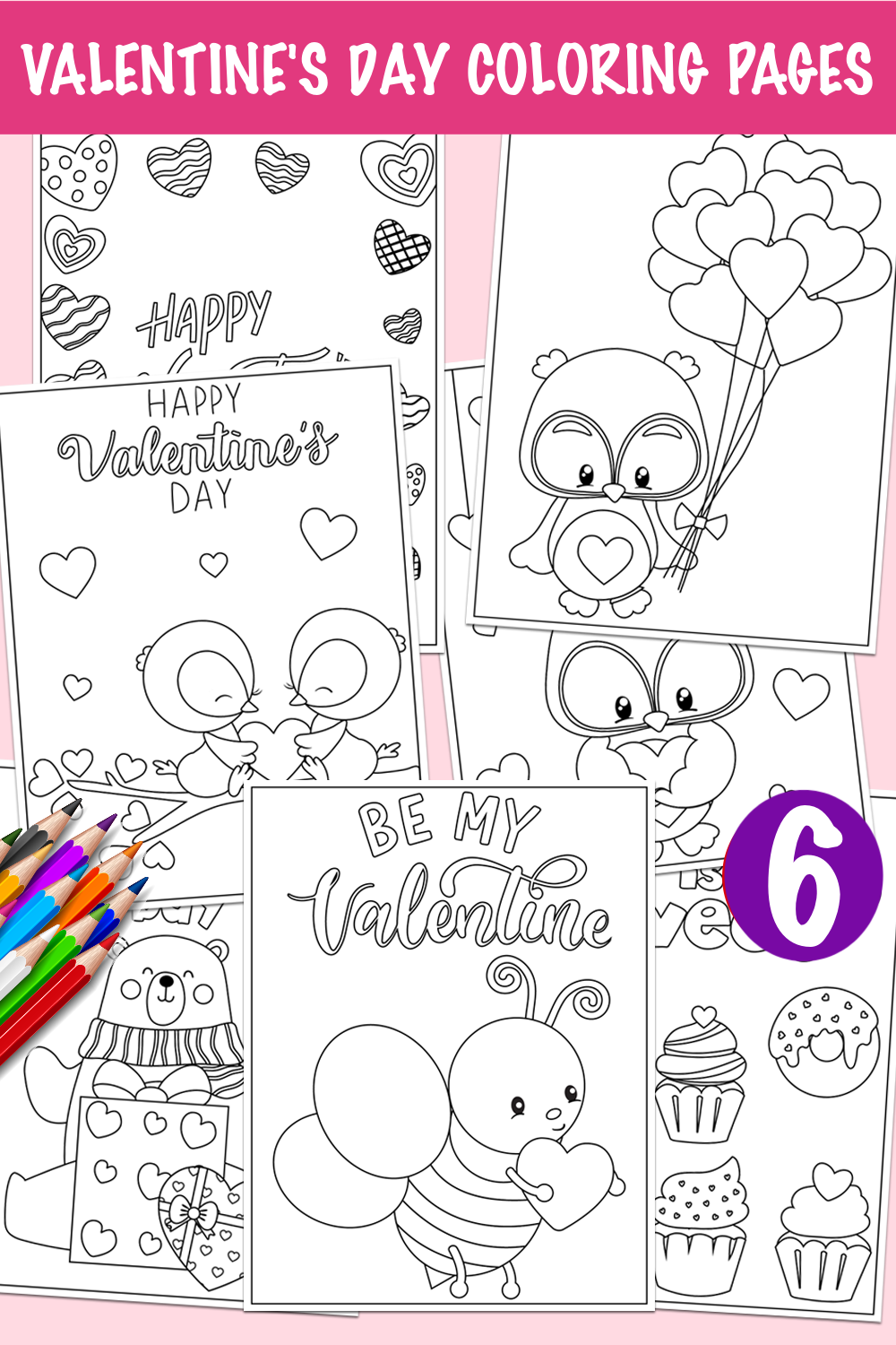 valentines day coloring sheets