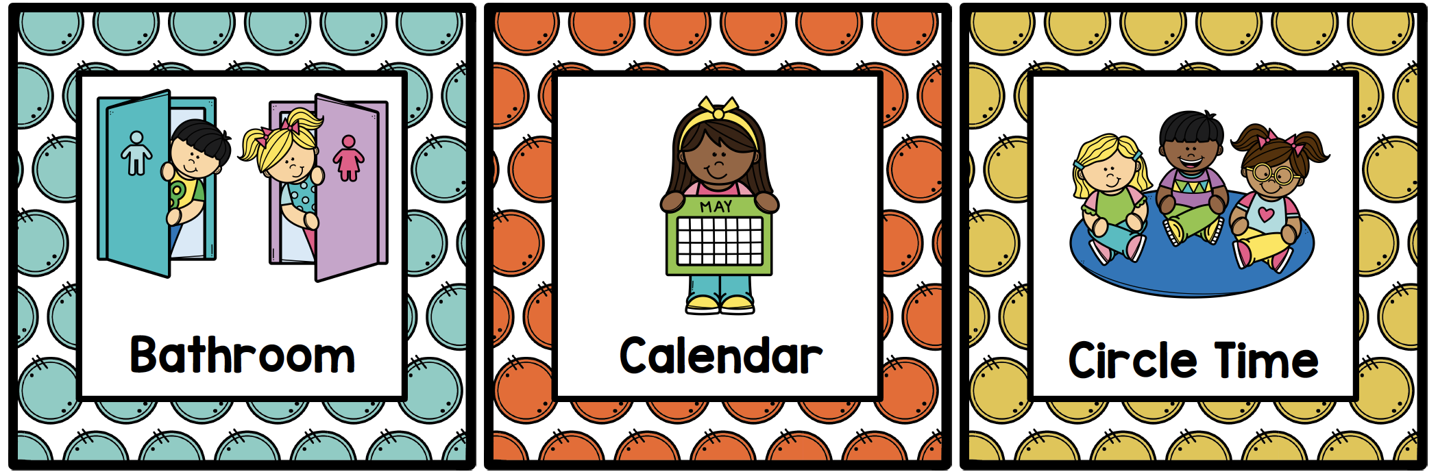 Visual Schedule Cards For Preschool Teaching Mama