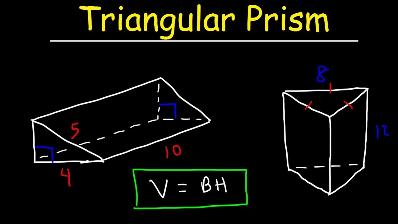 Volume Of A Triangular Prism YouTube