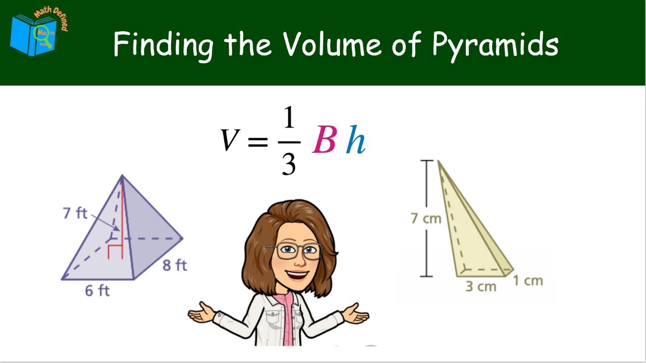 Volume Of Pyramids How To Find It 7 G B 6 YouTube