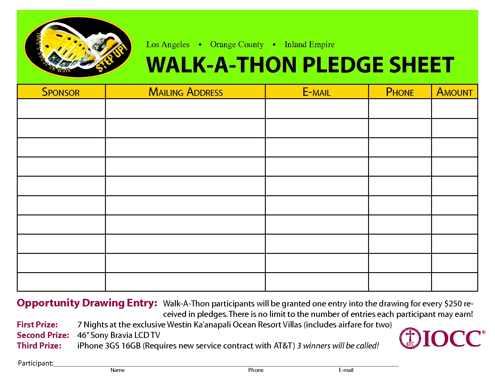 Walk A Thon Fundraiser Template Walk A Thon Fundraiser Template