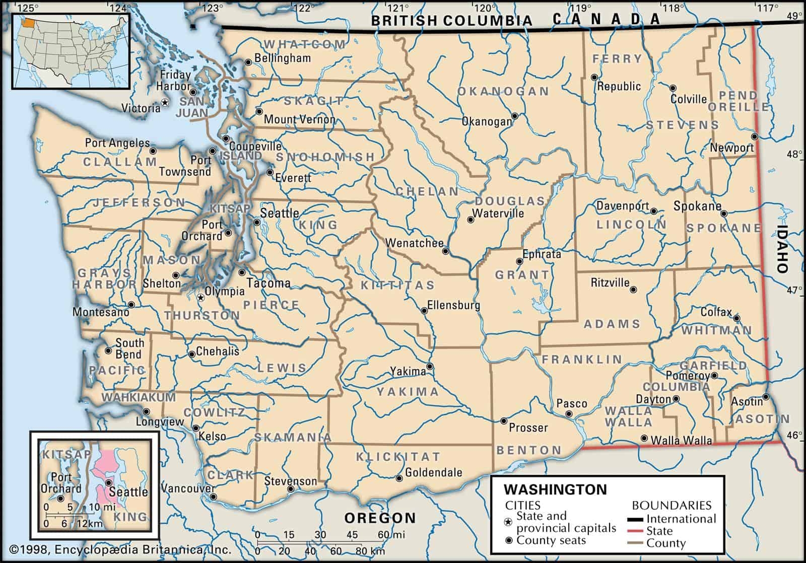 Washington County Maps Interactive History Complete List