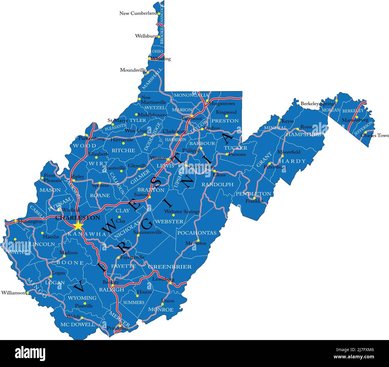 wv county map with cities wv county map with cities