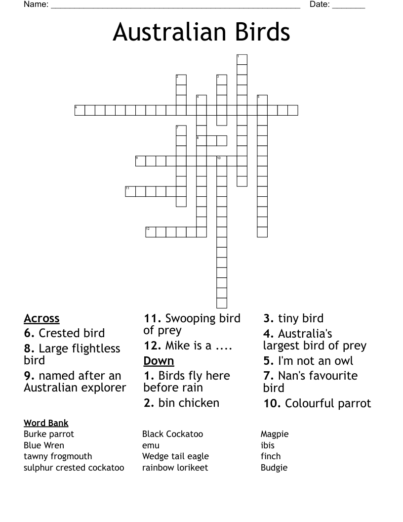 What Region Am I Crossword WordMint
