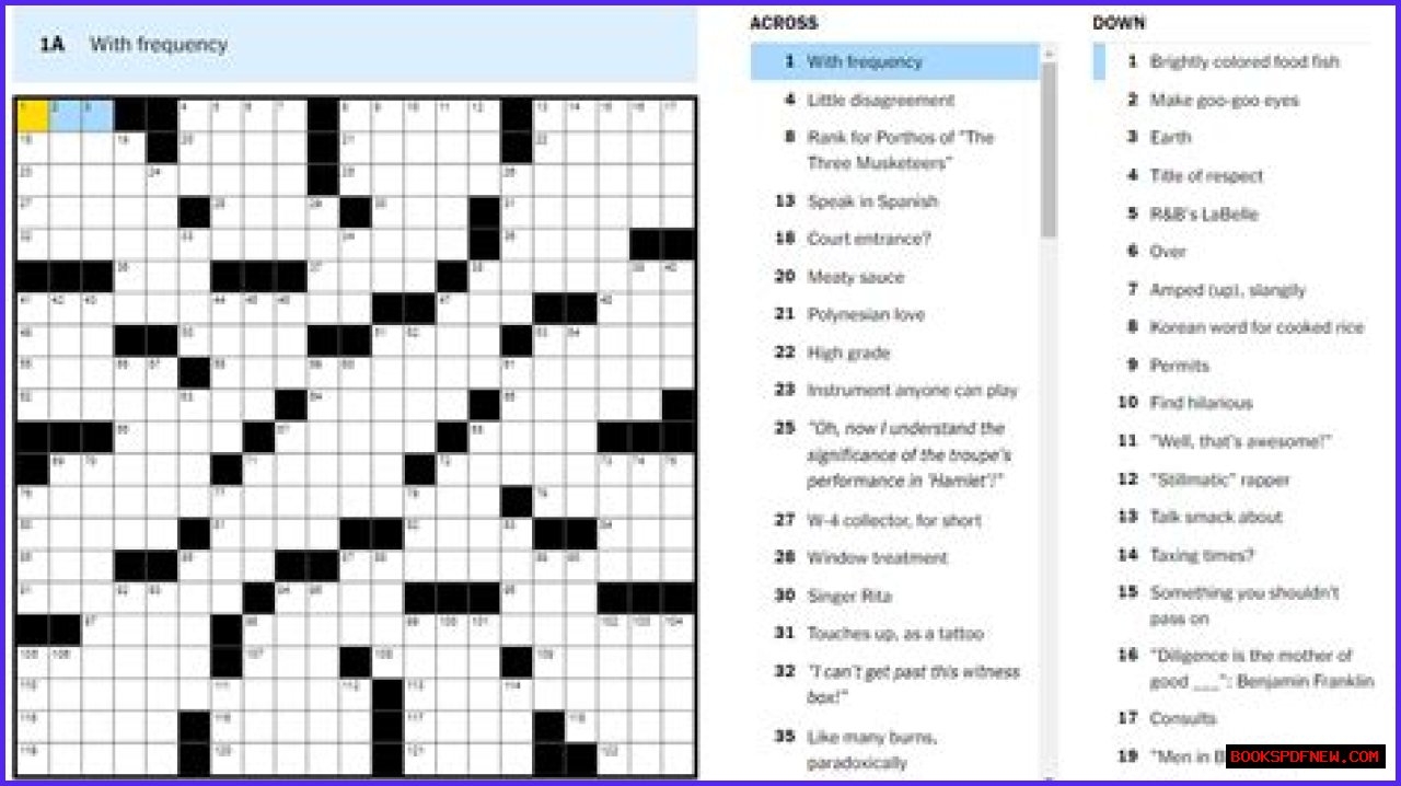 When Doubled Faux Pas Crossword Clue NYT 16 June 2023