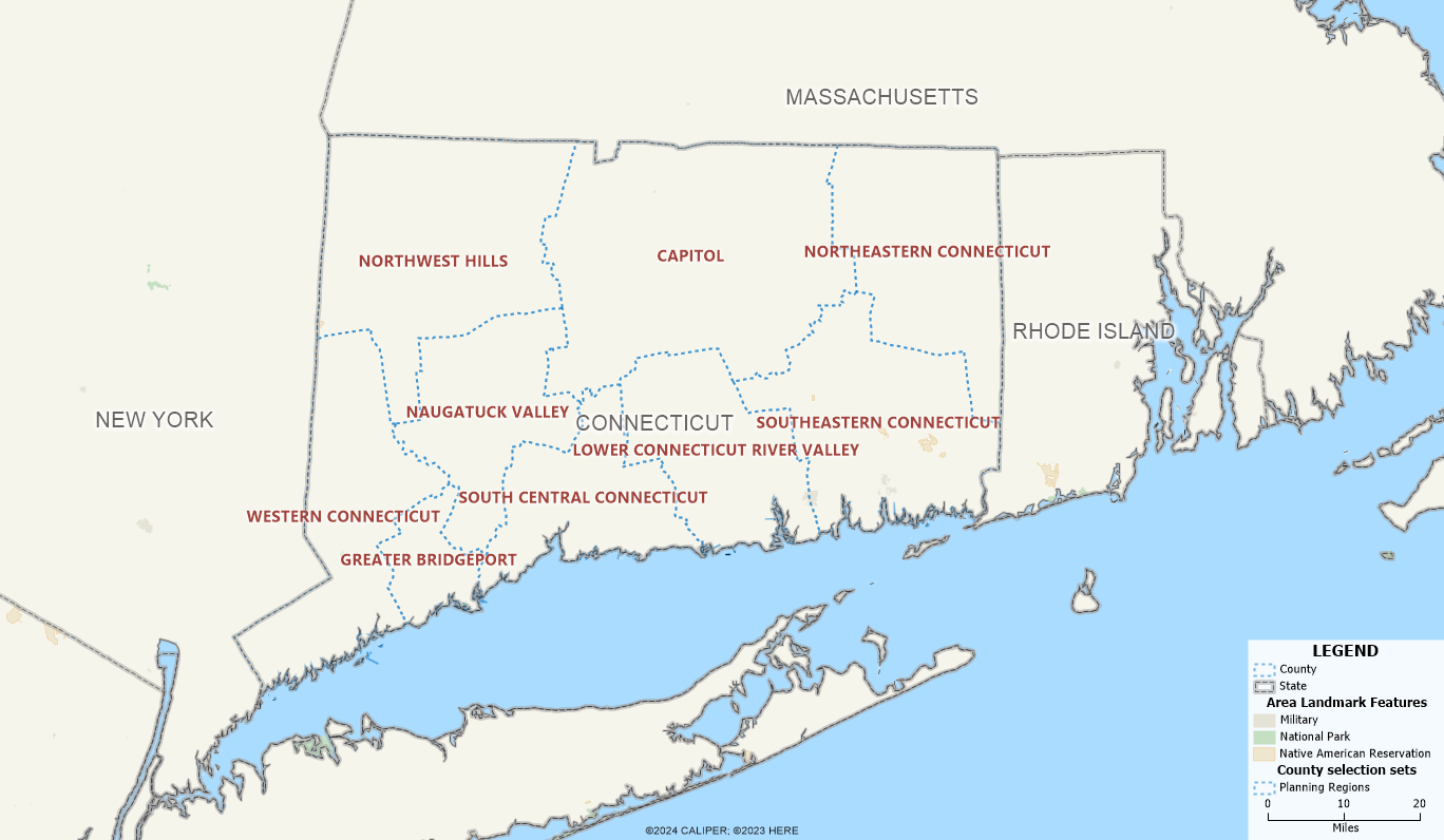 Where Are The Counties For Connecticut Maptitude Learning Portal