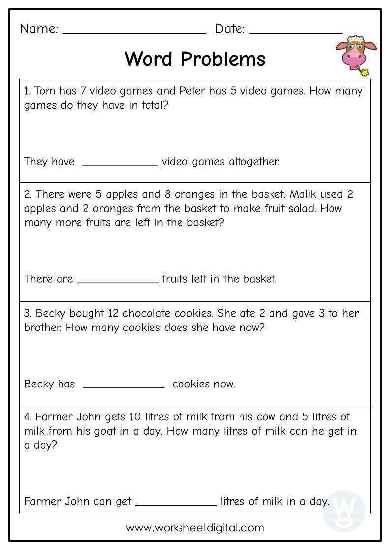 Word Problems Addition And Subtraction Up To 20 Worksheet Digital 1 Teacher Made Resources Word Problems Addition And Subtraction Up To 20 Worksheet Digital 1 Teacher Made Resources