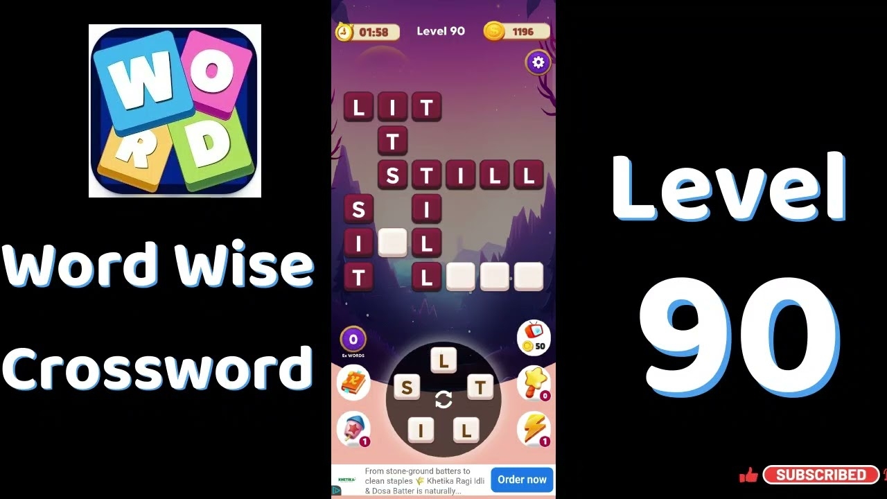 Word Wise Crossword Level 90 Answers Relaxing Crossword Puzzle SolutionGuruji YouTube