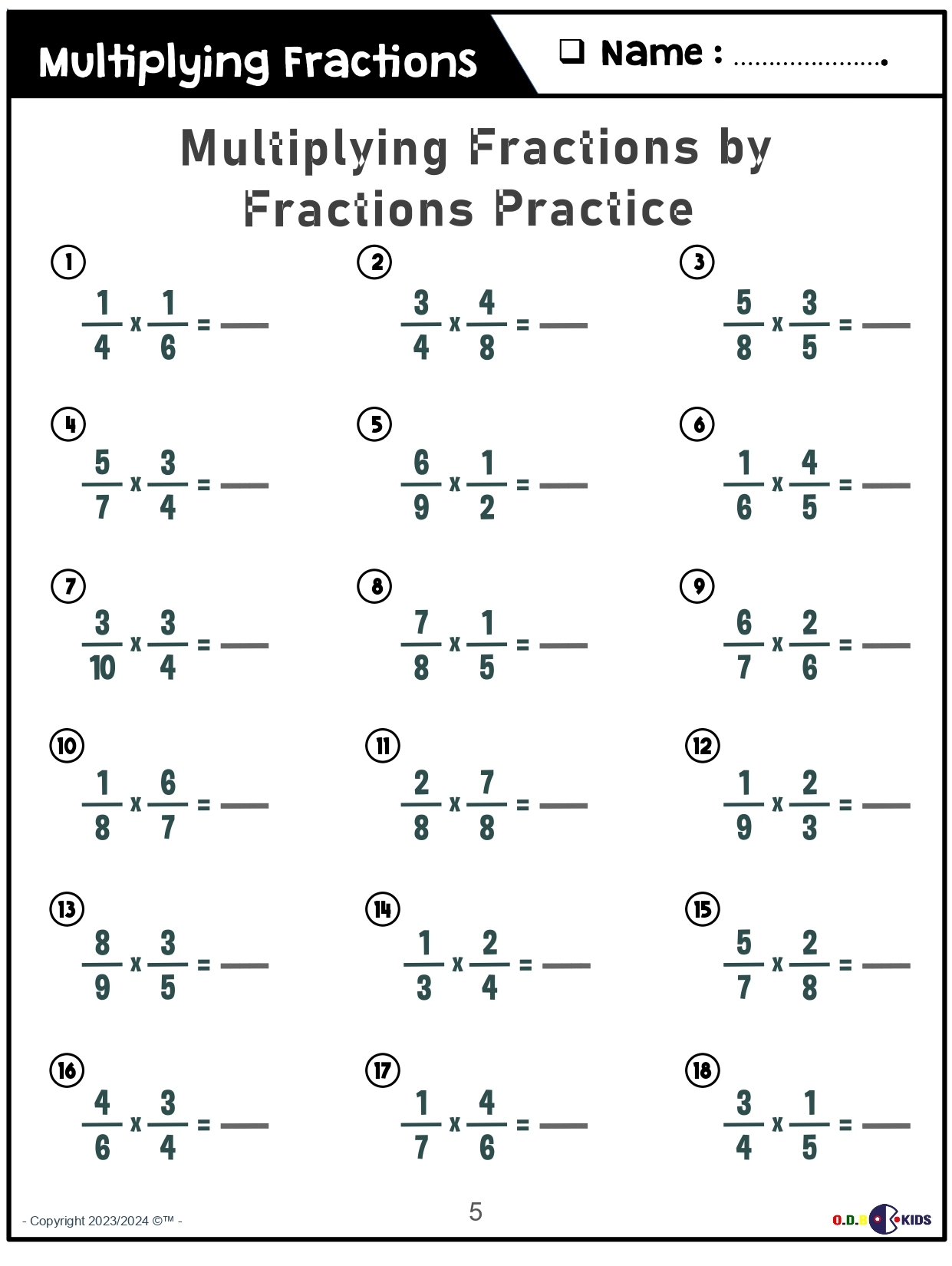Worksheets For Multiplying Fractions With Visual Models And Real World Made By Teachers